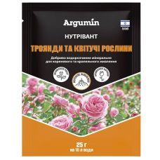 Добриво водорозчинне Нутрівант Троянди та квітучі рослини, 25 гр, Argumin