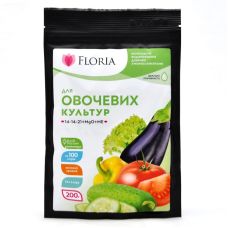 Удобрение Floria Sol для овощных культур водорастворимое Флория Сол, 200 г