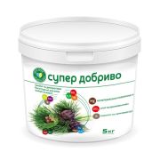 Добриво для хвойних та декоративних багаторічних рослин Super Scandic Супер добриво 5 кг