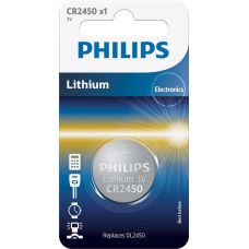 Батарейка Philips літієва CR2450 блістер, 1 шт