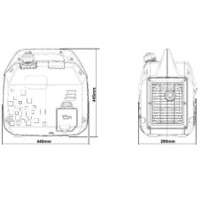 Генератор инверторный бензиновый GENERGY TURBO 2000I RC 2 кВт (240091090)