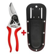 Акційний набір Садовий секатор FELCO 8 + Кобура для секатора FELCO 910 Black (Фелко 8+910)