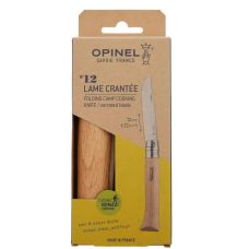 Нож зубчатый Opinel Inox Natural №12 Serrated 002441