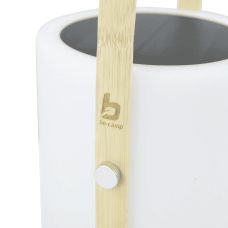 Ліхтар кемпінговий Bo-Camp Longford Solar 150 Lumen Bamboo/White