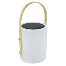 Ліхтар кемпінговий Bo-Camp Longford Solar 150 Lumen Bamboo/White
