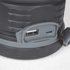 Фонарь кемпинговый Bo-Camp Delta High Power LED Rechargable 200 Lumen Black/Anthracite