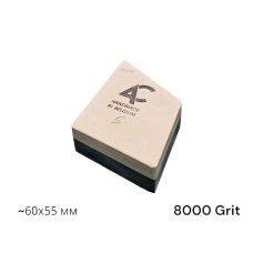 Камінь для заточки (Coticule Schist) Bout ~60мм*55мм, 8000/0 Grit, гранатовий сланець та підкладка (405AC)