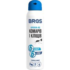 Аерозоль від комарів і кліщів, Bros Польща, флакон 90 мл
