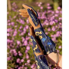 Перчатки садовые FLORAL HC с длинным манжетом, хлопок, кожа и полиэстер, размер M/9
