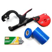 Степлер садовый для подвязки растений Тапенер/Tapener HT-R45C(RD) Max + ленты 10шт/уп + скобы 4800шт/уп (Набор)