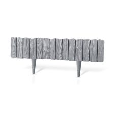 Пластиковый бордюр WoodPalisade, графит, 0,58м