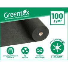 Геоматериал Greentex p-100 (1.6x10 м) Черный