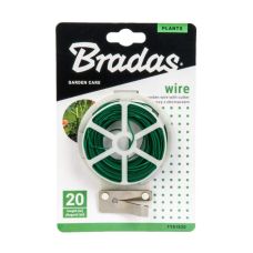Проволока садовая для подвязки 20 м с резаком, Bradas (TYD1X20)