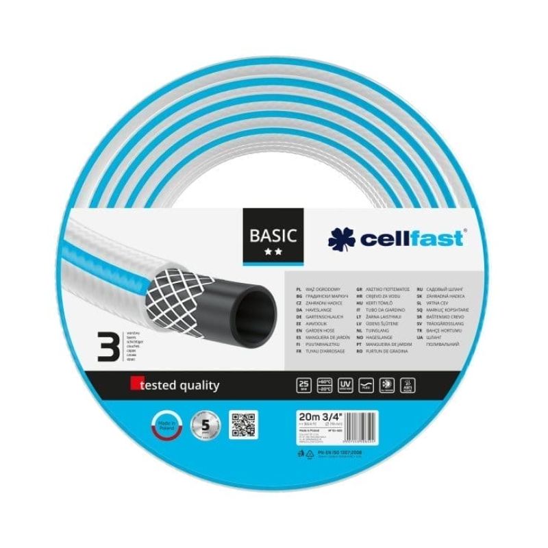 Садовий шланг Cellfast Basic 3/4"20м (10-420)