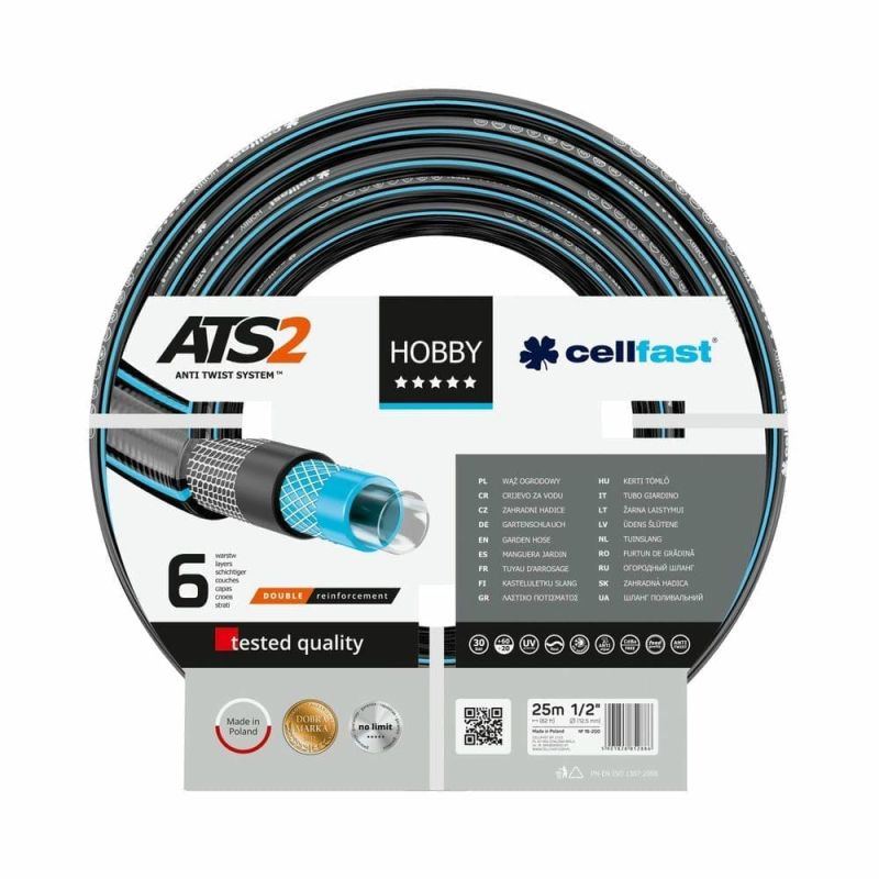 Садовий шланг Cellfast Hobby ATS2™ 1/2"25м (16-200)