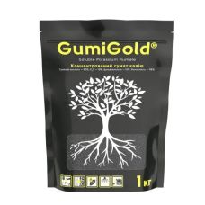 Органічне добриво - концентрований гумат калію - сухий Гумі Голд GumiGold 1 кг