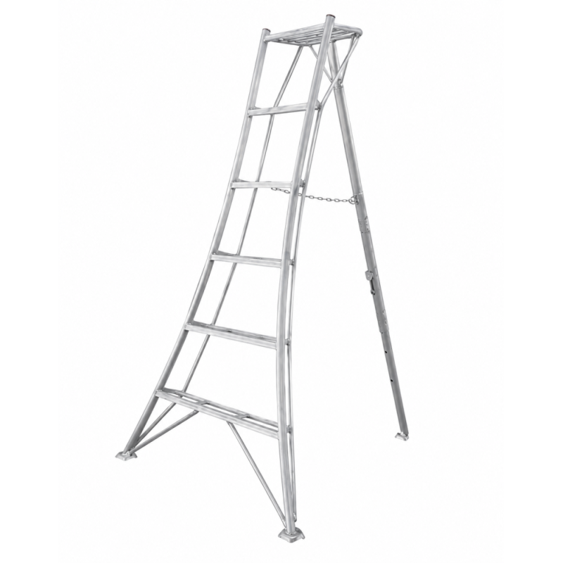 Драбина японська алюмінієва (Tripod) 180 см, вага 6,6 кг, 6-steps до 100 кг HASEGAWA/Хасегава
