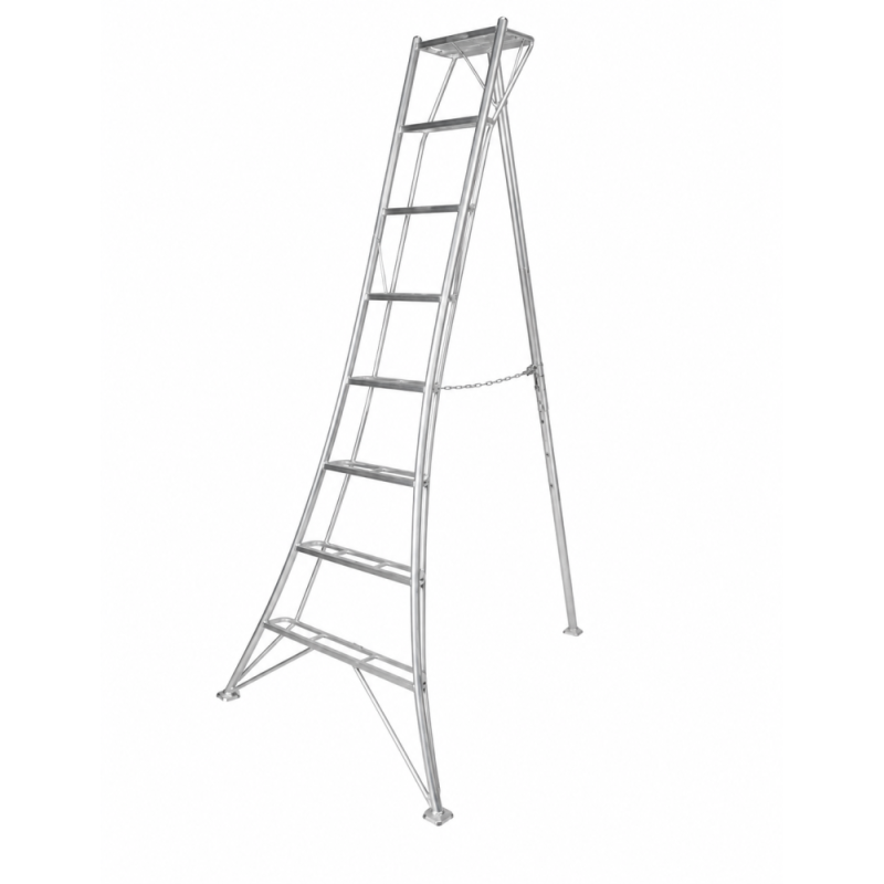 Лестница японская алюминиевая (Tripod) 240 см, вес 8,3 кг, 8-steps до 100кг HASEGAWA/Хасегава