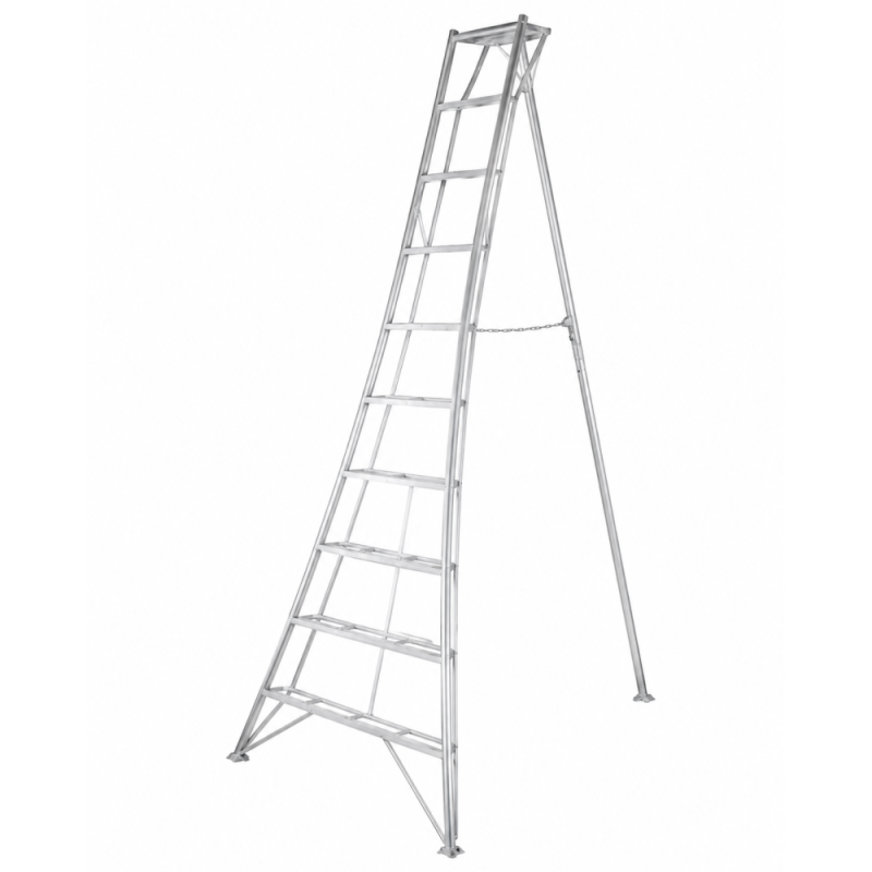 Лестница японская алюминиевая (Tripod) 300 см, вес 10,2 кг, 10-steps до 100кг HASEGAWA/Хасегава
