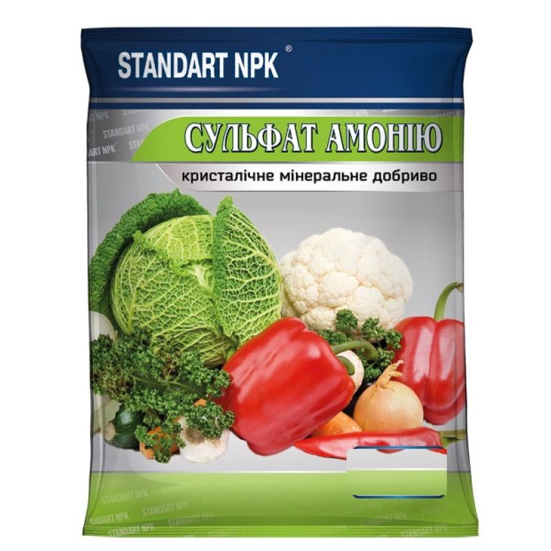 Сульфат аммония Standart NPK 500 г Сульфат аммония Standart NPK 500 г