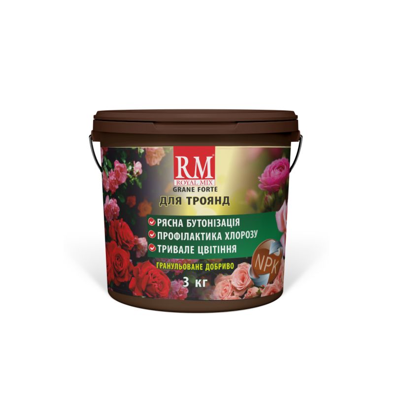 Мінеральне добриво для троянд 8-20-20 Royal Mix Grane Forte 3 кг