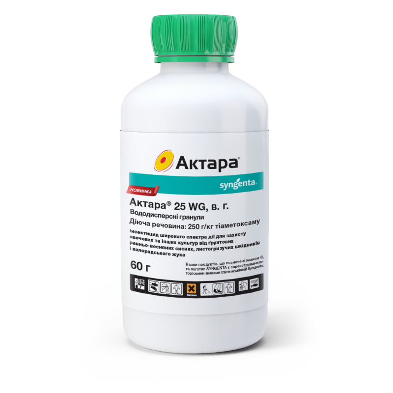 Инсектицид Актара 25 WG в.г. Syngenta/Сингента Швейцария 60 гр