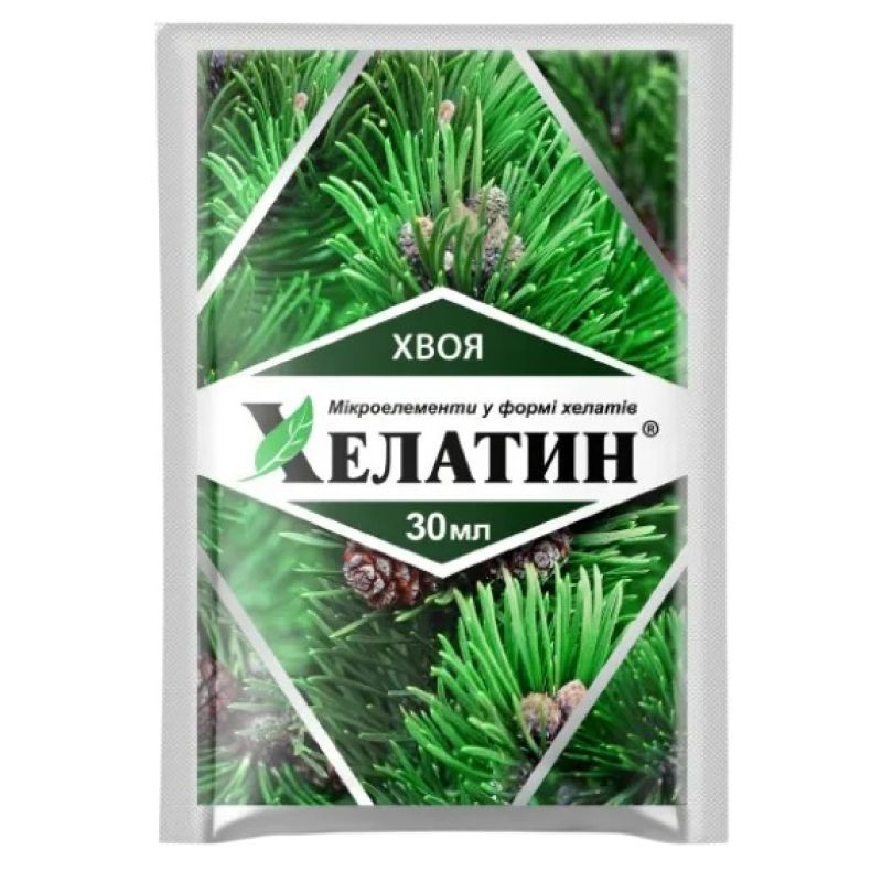 Минеральное удобрение Хелатин Хвоя 30 мл