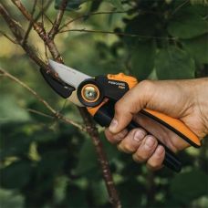 Секатор Fiskars Xseries PowerGear P941 L з ковадлом (1057174)