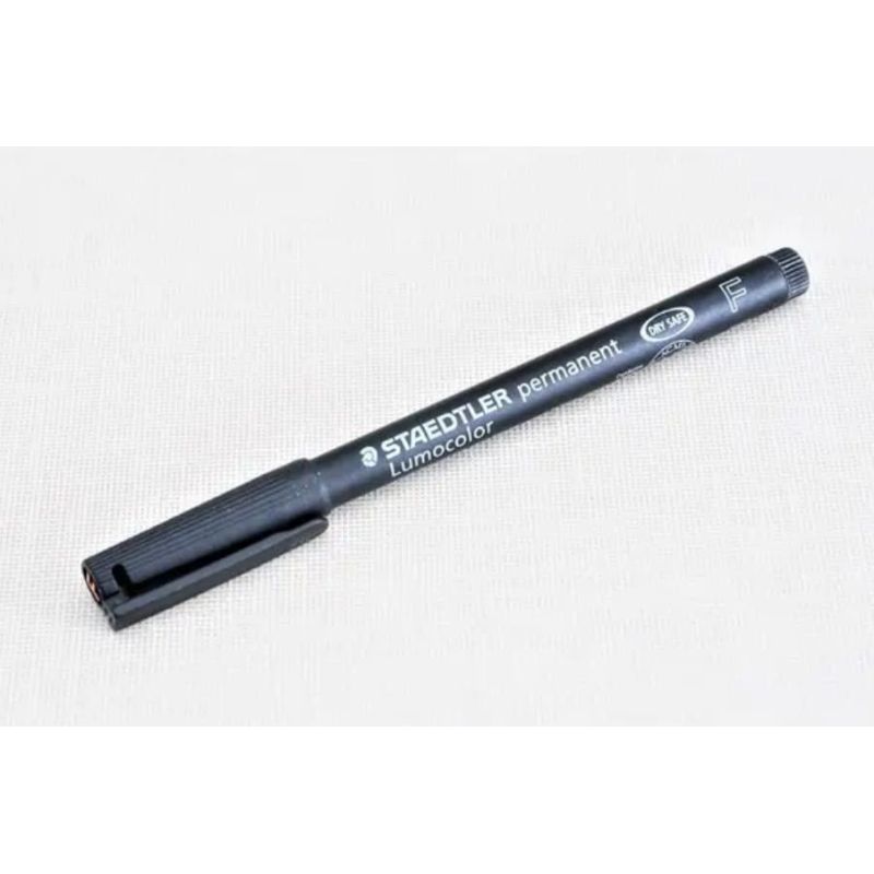 Маркер перманентный водостойкий Staedtler Pancolor Lumocolor 303F, черный 0,6 мм