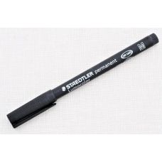 Маркер перманентний водостійкий Staedtler Pancolor Lumocolor 303M, чорний 1,0 мм