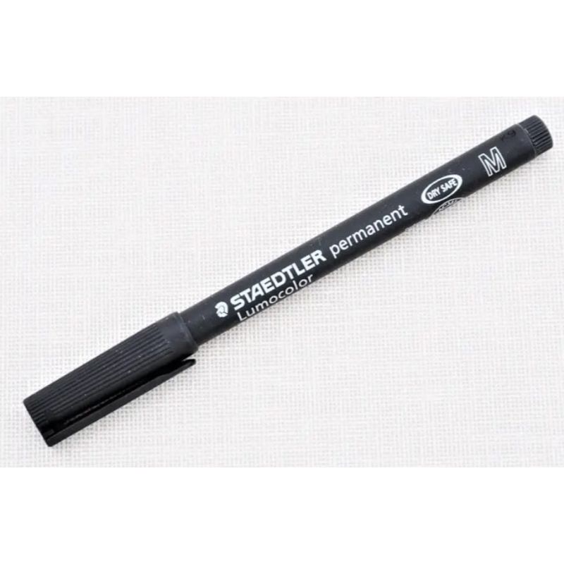 Маркер перманентный водостойкий Staedtler Pancolor Lumocolor 303M черный 1,0 мм