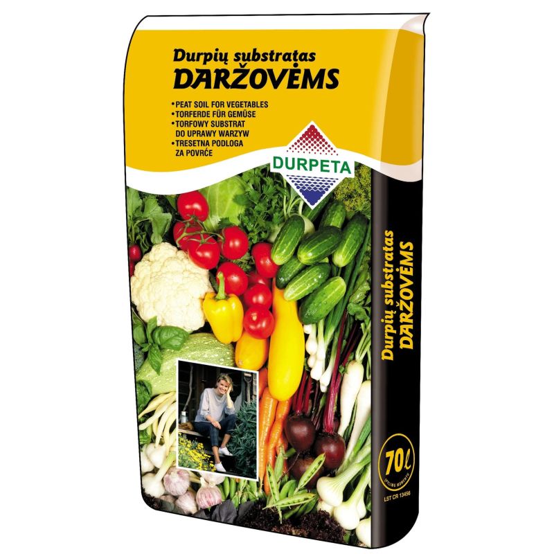 Торфосмесь для овощей Durpeta / Дурпета 70 л