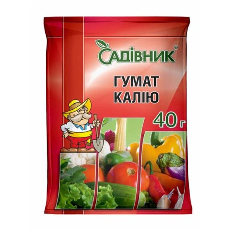 Гумат калію Садівник 40 г Гумат калію Садівник 40 г