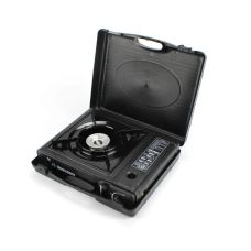 Портативная газовая плитка с пьезоподжигом Happy Home BDZ-155-A и пластиковым кейсом