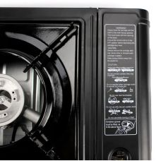 Портативная газовая плитка с пьезоподжигом Happy Home BDZ-155-A и пластиковым кейсом