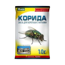 Корида – інсектицид для знищення мух та ґедзів 50 г