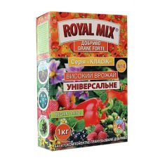 Добриво універсальне Royal Mix Grane Forte Високий урожай 1 кг (коробка) Добриво універсальне Royal Mix Grane Forte Високий урожай 1 кг (коробка)