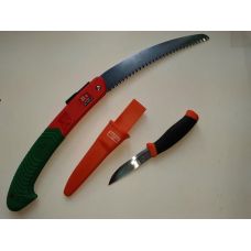 Набор выходного дня Samurai Пила складная FC-240-LH + Нож Bahco Mora-Knife 2444