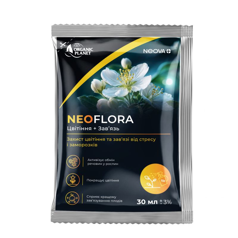 NeoFlora (НеоФлора), стимулятор цветения и завязывания плодов, 30 мл, Neova