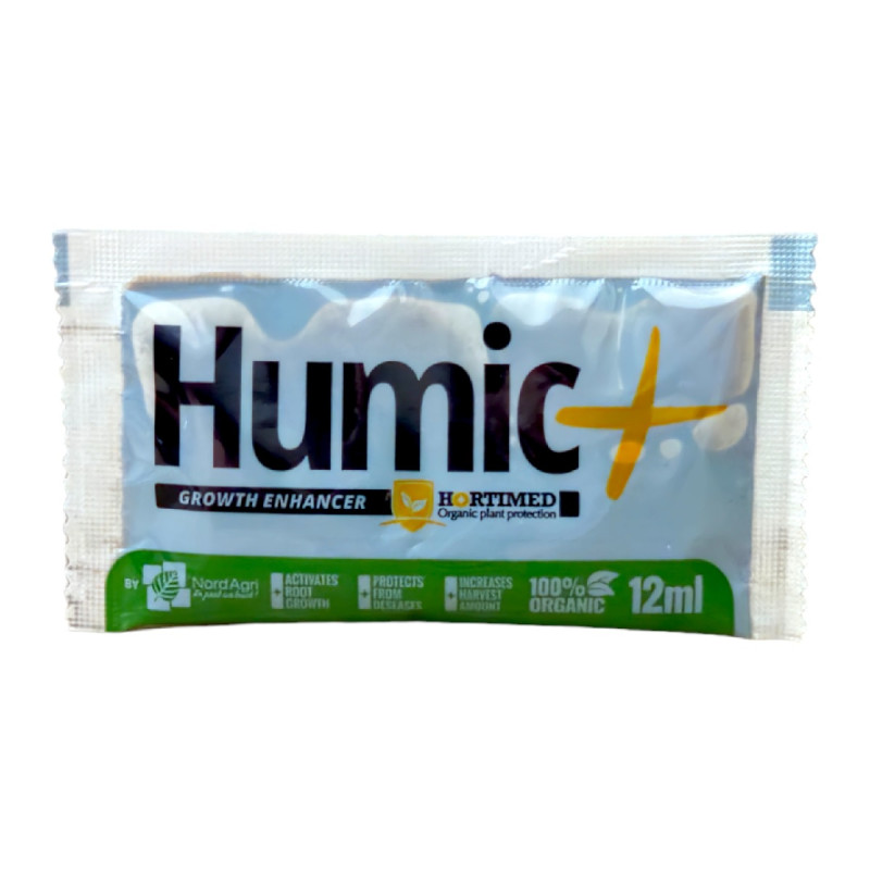 Стимулятор укоренения Humic+ (сапропель + гуминовые и фульвовые кислоты) укоренитель Hortimed, 12 мл