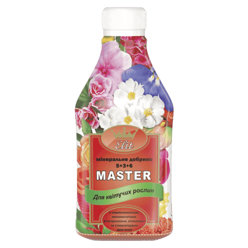 Удобрение для цветущих растений 5-3-6 Rost Master Elit / Мастер 300 мл