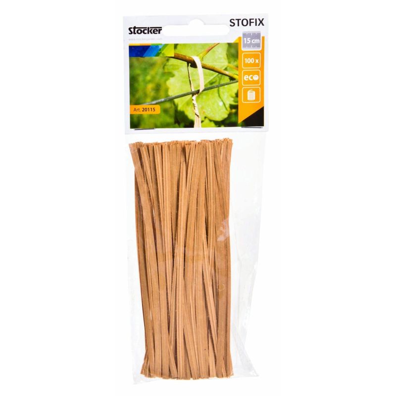 Шпагат - проволока для подвязки Stofix Stocker (20115) саморазлагающаяся 15 см / 100 шт