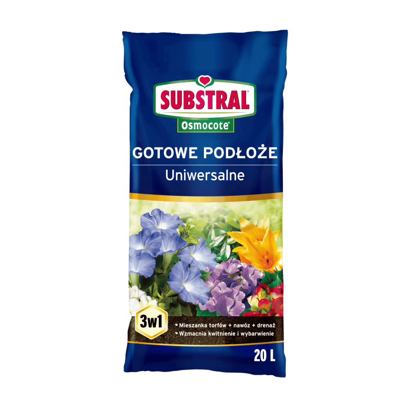Торфосуміш універсальна Substral Osmocote 20 л