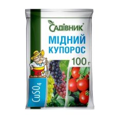 Медный купорос – фунгицид Садовник 100 г