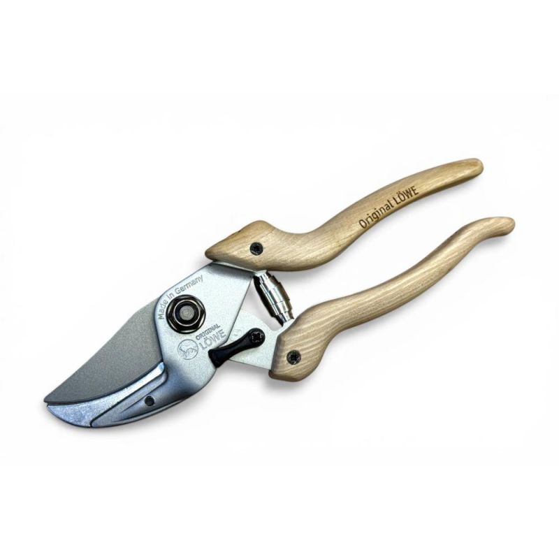 Секатор Lowe Original  N8.104 Natural Series, дерев’яні ручки з гікорі з ковадлом
