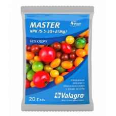 Удобрение Master (Мастер) 15-5-30 Valagro 20 г