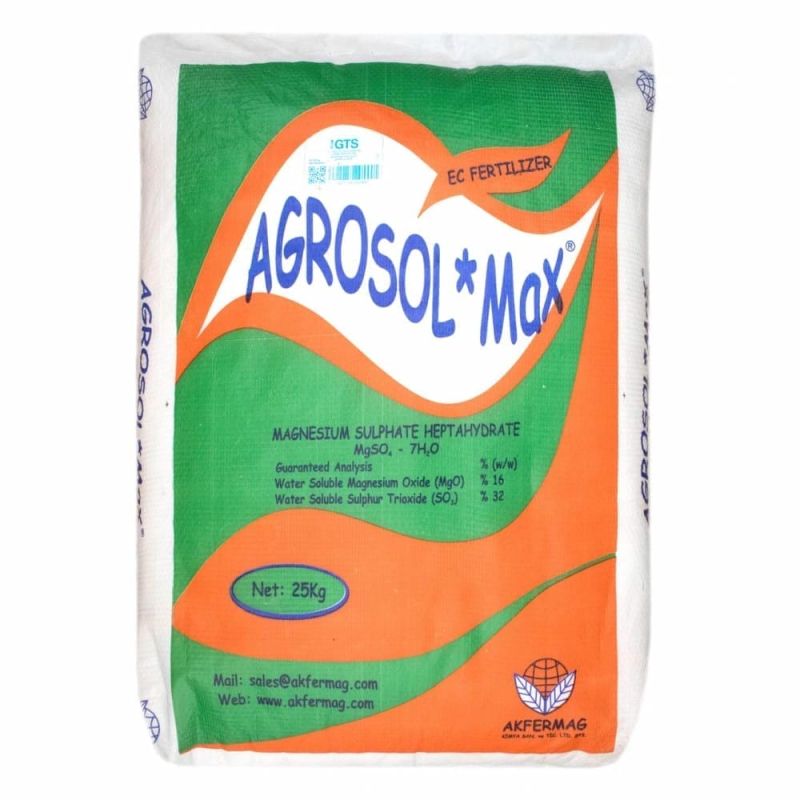 Сульфат магния AGROSOL MAX, Akfermag Турция - 25 кг