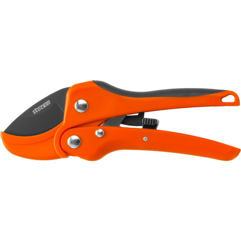 Садовый секатор Stocker 7246 Ratchet 17 с храповым механизмом (Штокер)