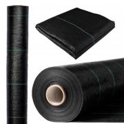 Агроткань мульчирующая Wigolen 100 г/м2 1,1 x 10 м черная (тканевой геотекстиль)