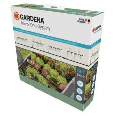Комплект для поливу Gardena Micro-Drip-System Raised Bed Set для високих грядок на 35 рослин